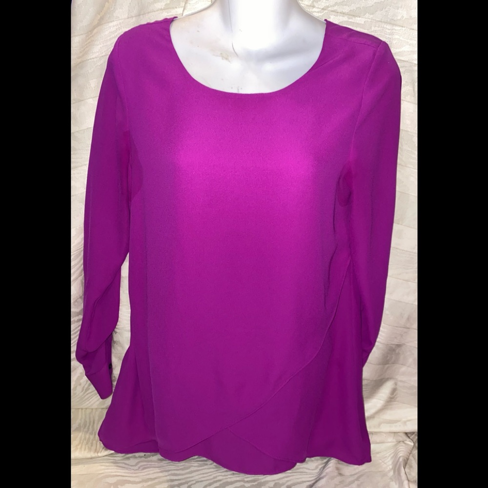 The limited purple blouse.